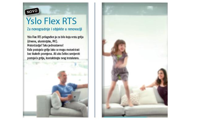 Yslo Flex RTS - pravo rešenje za vaše krilne žaluzine